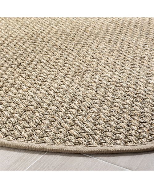 Safavieh Natural Fiber Natural And Beige 6 X 6 Sisal Weave Round