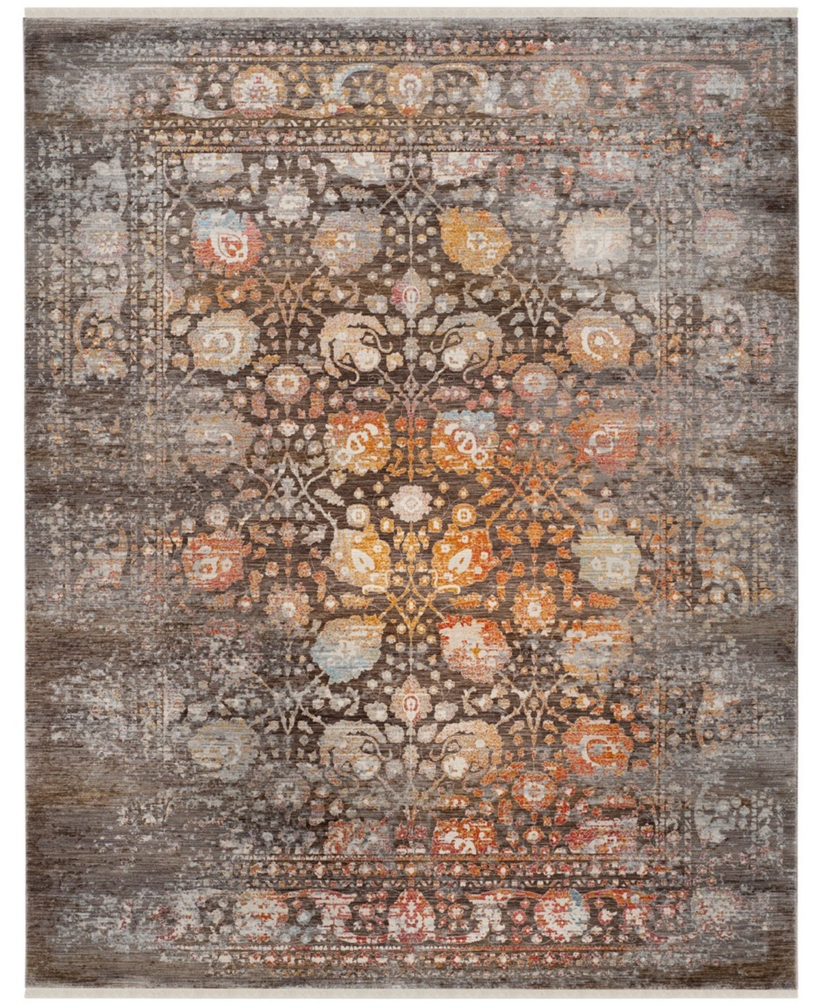 Safavieh Vintage Persian Brown and Multi 8' x 10' Area Rug - Brown