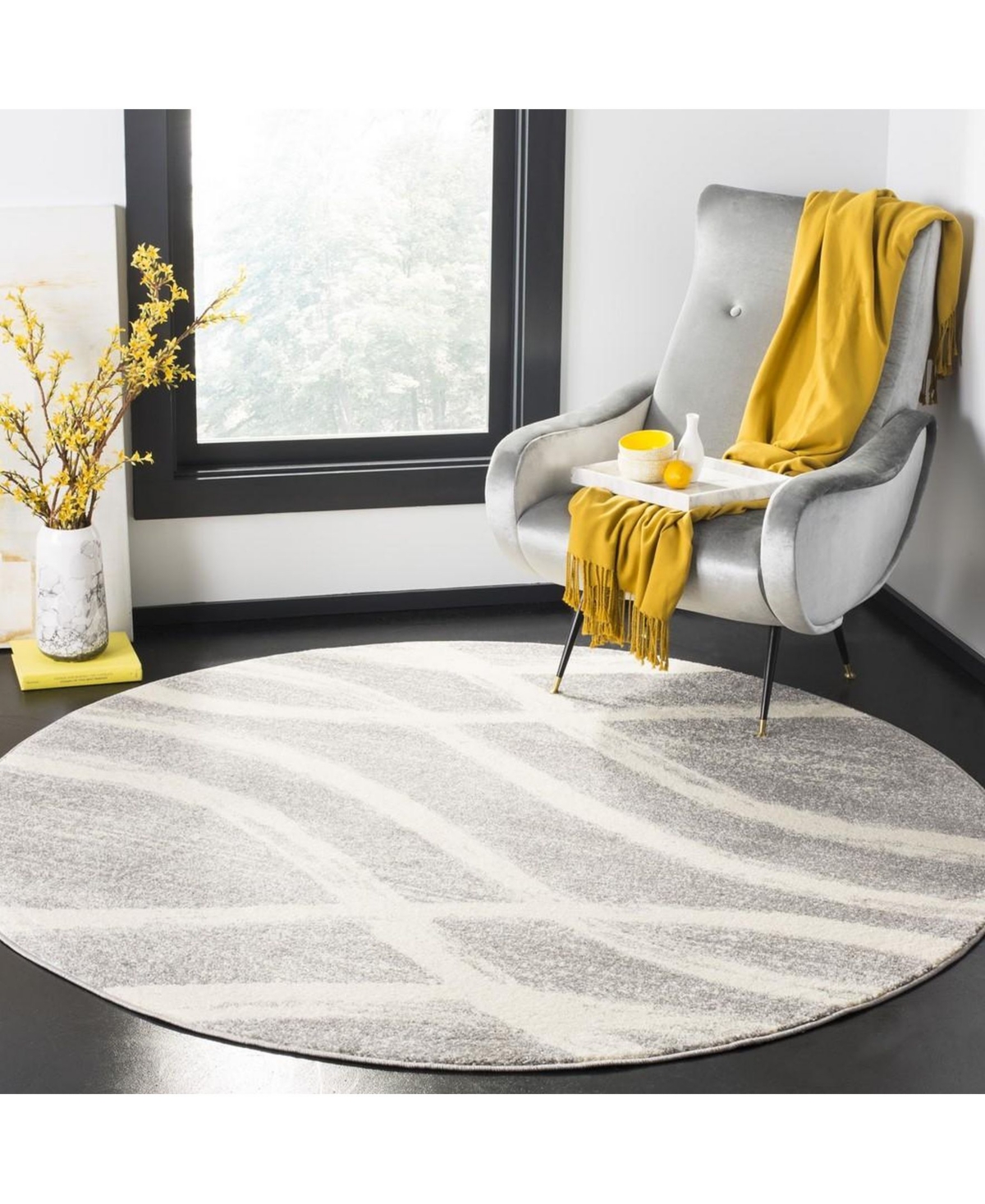 Safavieh Adirondack 125and Cream x Area Rug - Gray