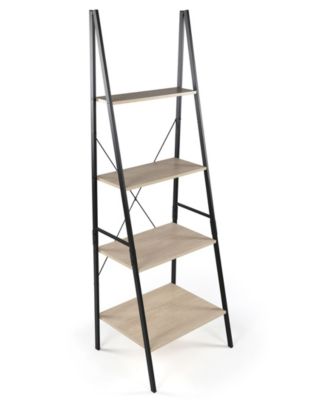 Humble Bee Good Jupiter 4 Tier 71" Tall Ladder Style Storage Unit / Bookcase