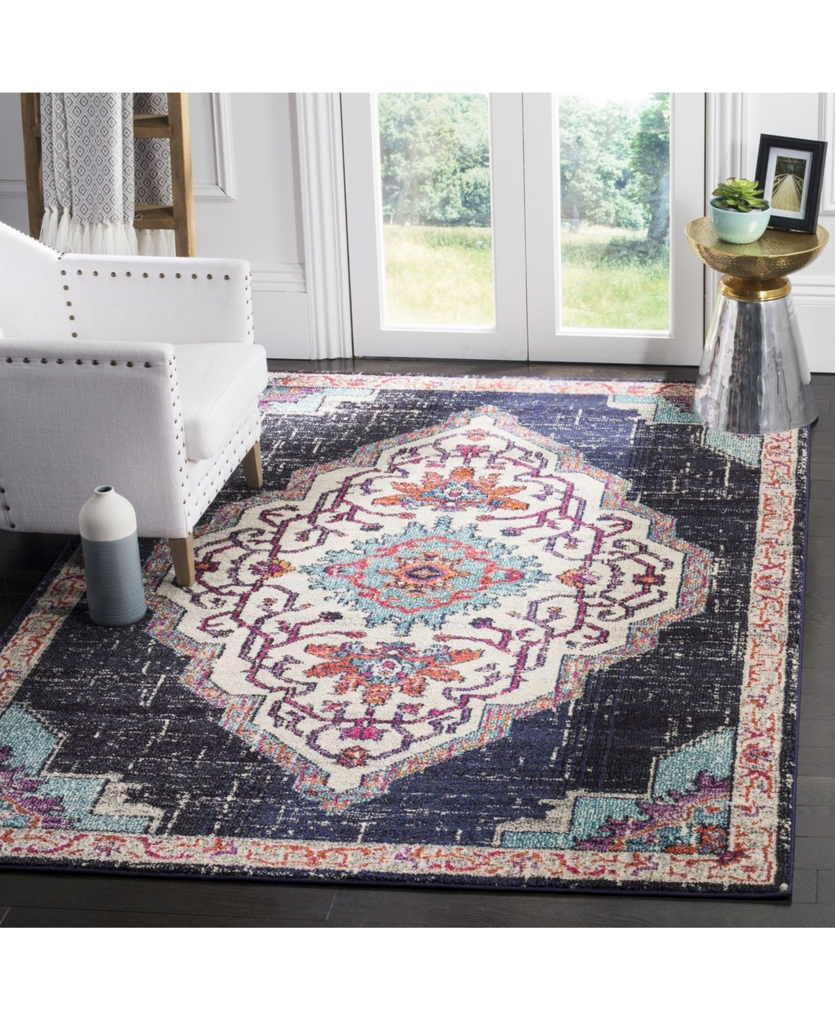 Safavieh Monaco MNC254 Area Rug -Blue
