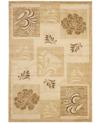 Lyndhurst LNH554 Ivory and Multi 5'3" x 7'6" Area Rug
