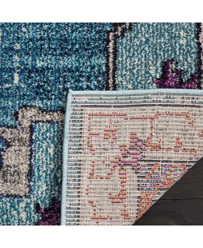 Safavieh Monaco Blue and Multi 5'1" x 7'7" Area Rug Macy's