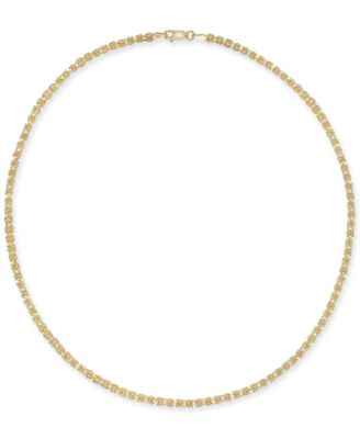 Giani Bernini - Byzantine Link 18" Chain Necklace in 18k Gold-Plated Sterling Silver