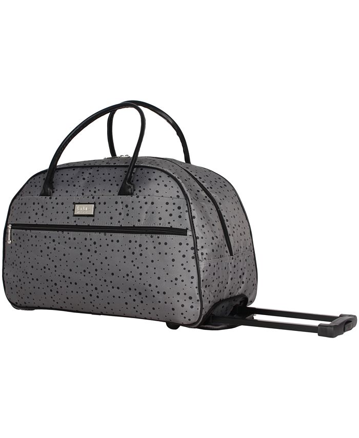 Nicole miller outlet wheeled duffel