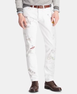 ralph lauren printed jeans