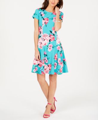jessica howard floral fit and flare dress