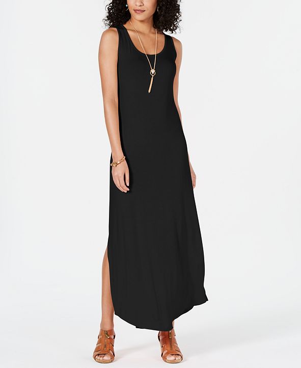 Style & Co Petite Sleeveless ScoopNeck Maxi Dress, Created for Macy's