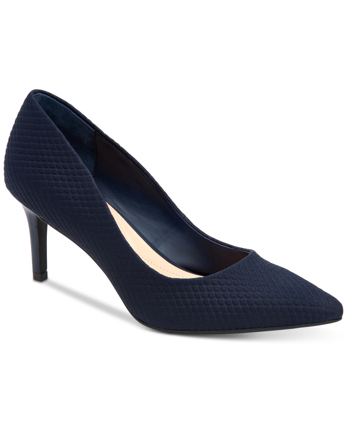 Alfani Women s Step n Flex Jeules Pumps Created For Macy s In Navy Texture ModeSens