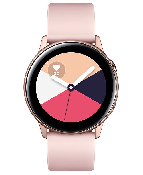 Samsung Galaxy Active Rose Gold Watch 40mm Reviews Watches Jewelry Watches Macy S