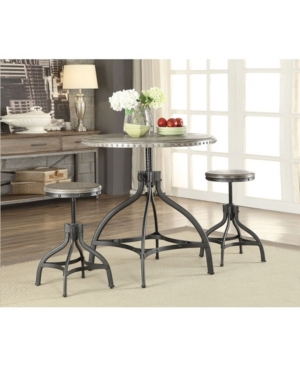 Fatima 3-Piece Adjustable Counter Height Set