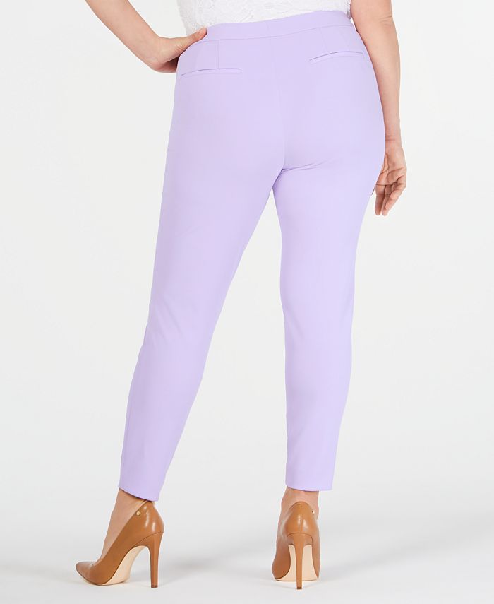 Calvin Klein Plus Size Scuba Crepe Pants & Reviews - Pants & Capris - Women - Macy's