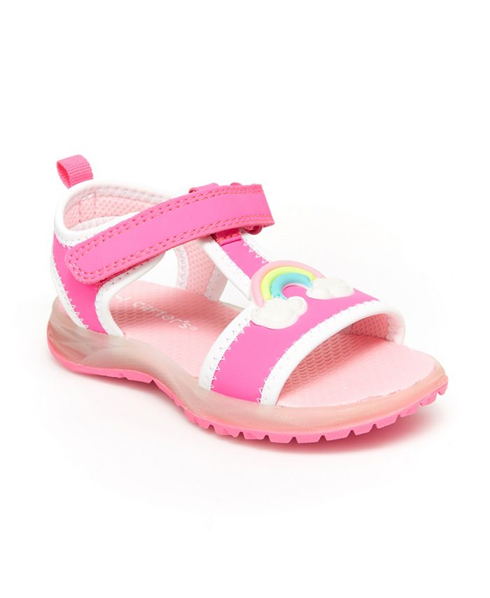 Carter s Toddler Little Girls Feline Rainbow Light Up Sandals