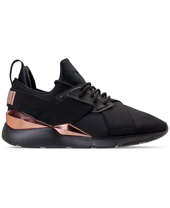 Puma Women's Muse Metallic Casual Sneakers from Finish Line & Reviews ...