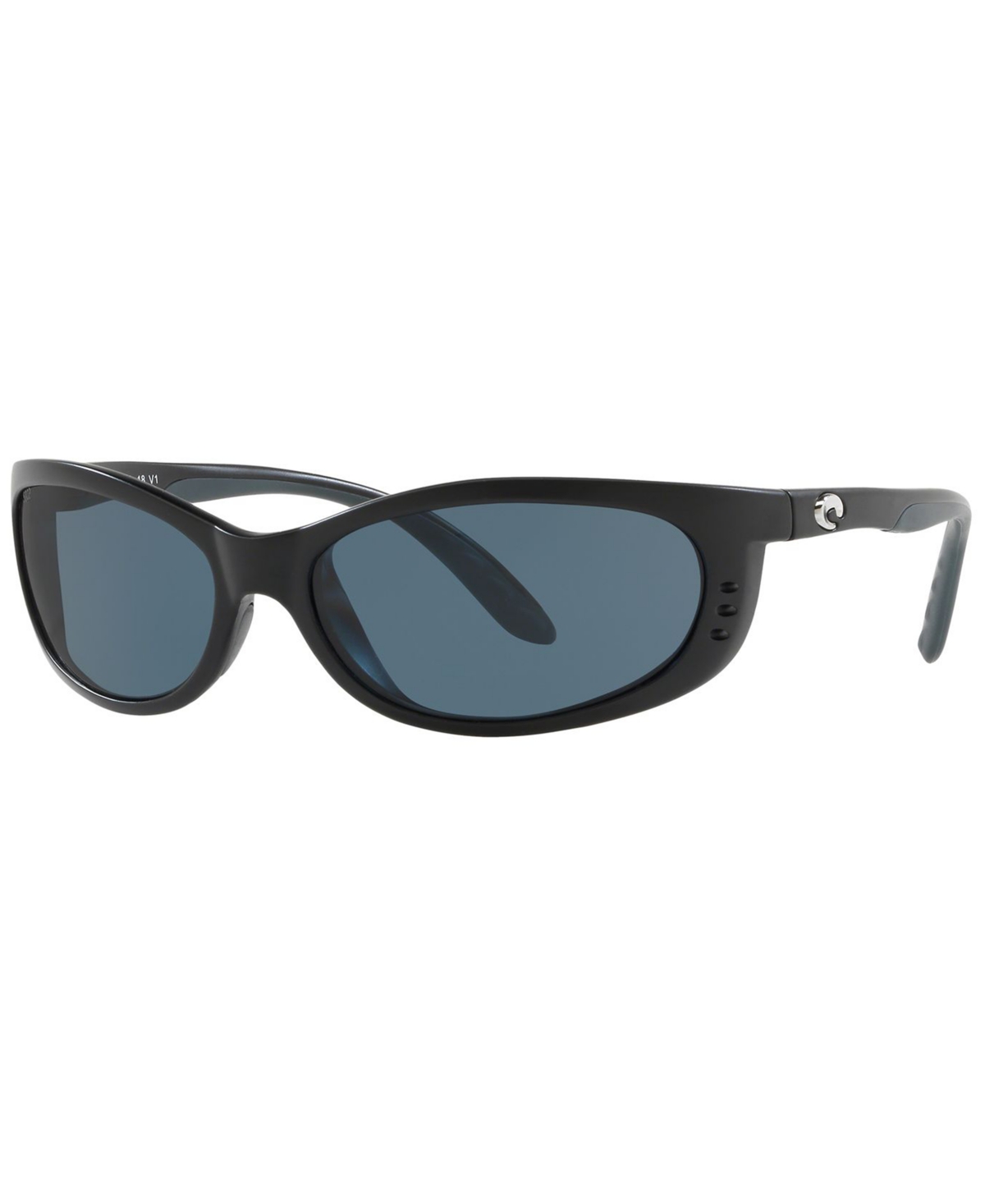 Costa Del Mar Polarized Sunglasses, Fathomp In Matte Black,p Grey
