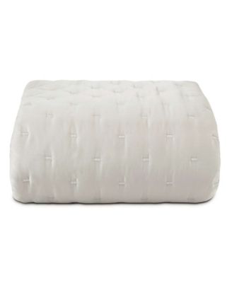 Vera Wang - Luster Cloud Grey Quilt, Queen