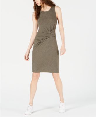 macys ruched dress