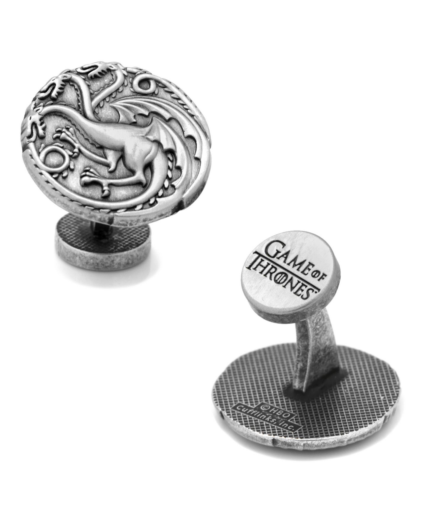 Мужские запонки Cufflinks Inc. Targaryen Three Headed Dragon Sigil Cufflinks — фото 1