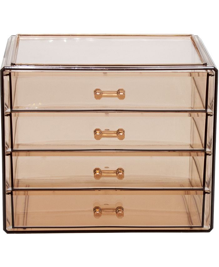 Sorbus Cosmetic Makeup and Jewelry Storage Case Display 4 Large