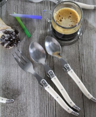 Laguiole Cocktail or Dessert Spoons and Forks, Set of 8