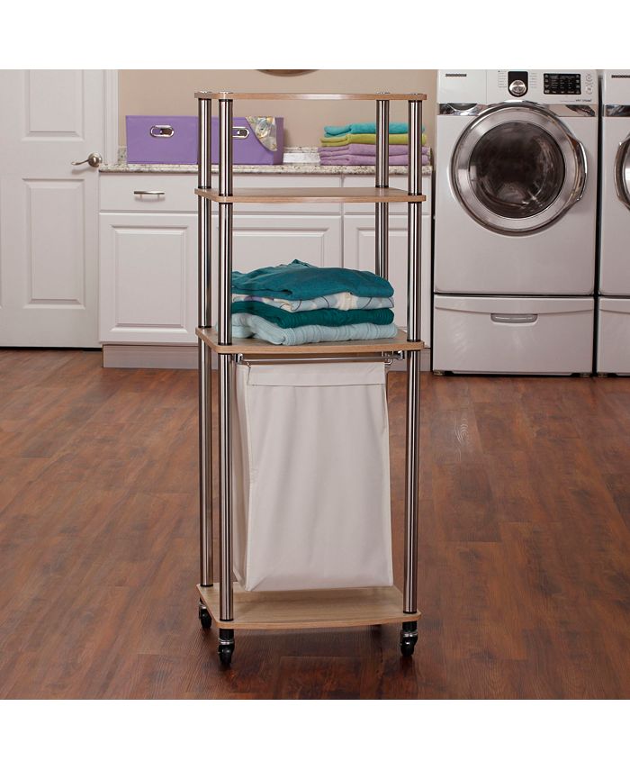 Household Essentials - Laundry Hamper Storage Cart