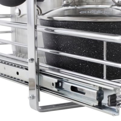 Glidez Dual Slide 2-Tier Sliding Cabinet Organizer