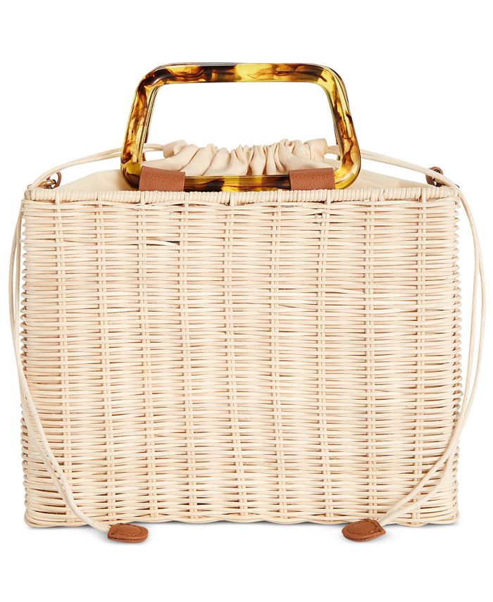 INC International Concepts I.N.C. Straw Picnic Crossbody, Created for Macy's Macy's