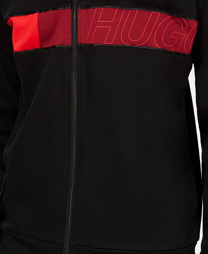 Hugo Boss HUGO Men's Chest Stripe Track Jacket - Macy's