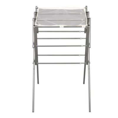 Clothes Drying Rack, Foldable, Expandable and Collapsible Laundry Drying Rack, Silver