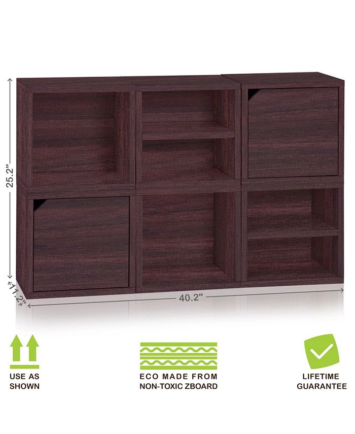 Way Basics Eco Stackable Connect 6 Cube Storage - Macy's