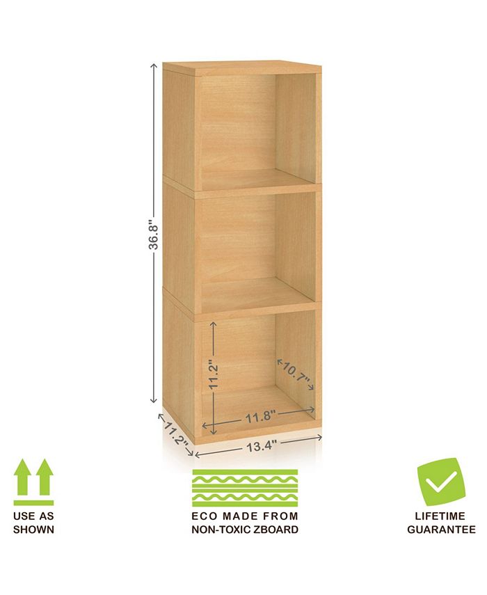 Way Basics Eco Friendly Wynwood 3-Cube Organizer - Macy's