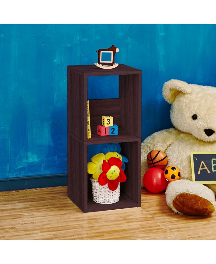 Way Basics Eco 2 Shelf Duo Narrow Bookcase and Storage Shelf - Macy's