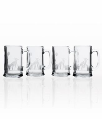Heron Beer Mug 16Oz- Set Of 4 Glasses