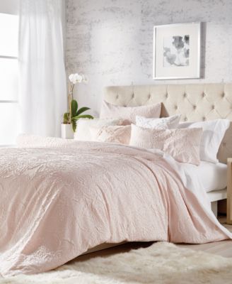 Microsculpt - Medallion King Duvet Set Blush