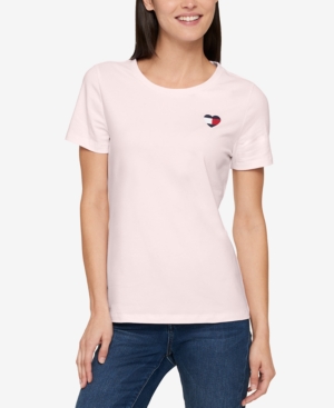 image of Tommy Hilfiger Embroidered T-Shirt, Created for Macy-s