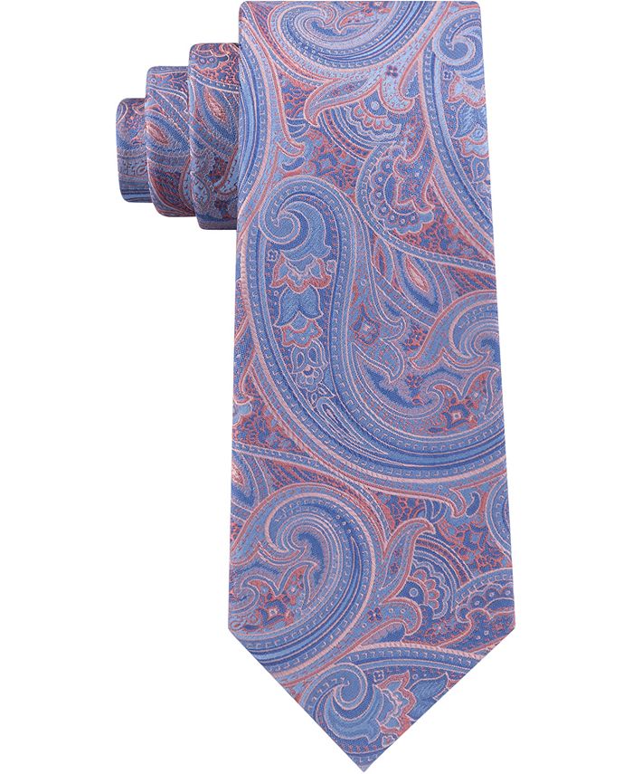 Michael Kors Men's Stately Classic Paisley Silk Tie - Macy's