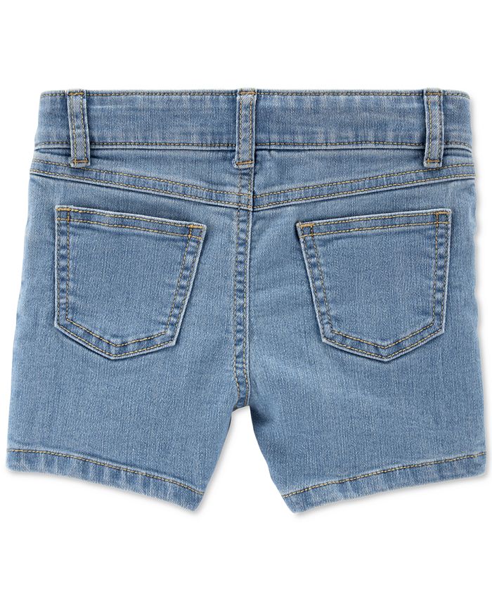 Carter's Little & Big Girls Embroidered Denim Shorts - Macy's