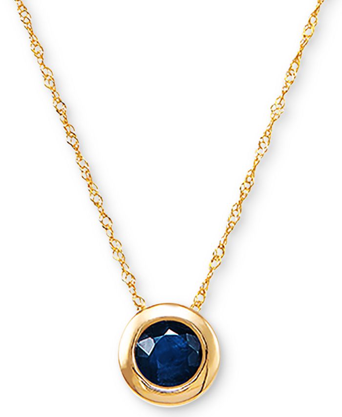 Macys birthstone hot sale necklace