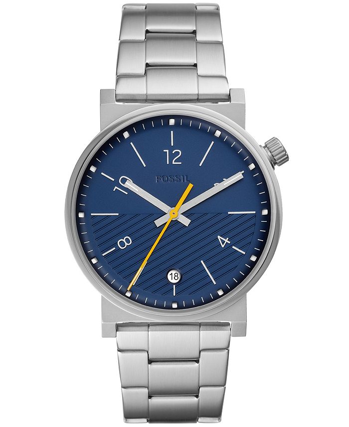 Fossil Reloj Analogico para Hombre de Cuarzo con Correa en Cuero
