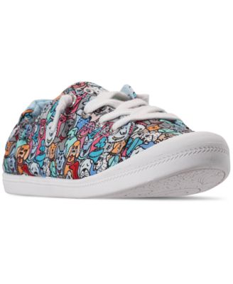 Skechers Women s Bobs Beach Bingo Woof Pack Bobs for Dogs and Cats Casual Sneakers from Finish Line Macy s