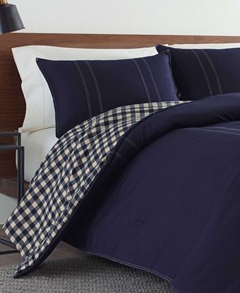 Revman Industries - Kingston Navy Comforter Set, King