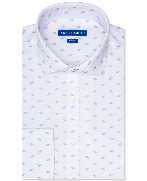 Vince Camuto Men S Slim Fit Graphic Dress Shirt Reviews Dress