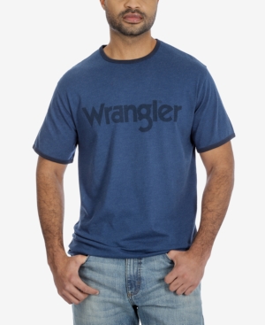 UPC 191057478925 product image for Wrangler Men's Contrast-Trim Logo T-Shirt | upcitemdb.com