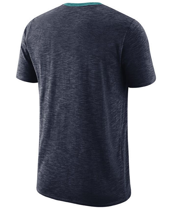 Nike Men's Seattle Mariners Dry Slub Stripe Logo T-Shirt - Macy's