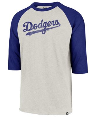 47 Brand Los Angeles Dodgers Men's Pinstripe Throwback Raglan T-Shirt -  Macy's