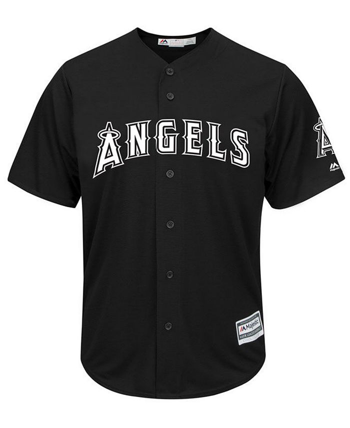 Men's Los Angeles Angels Mike Trout Majestic Gray Road Cool Base Player  Jersey
