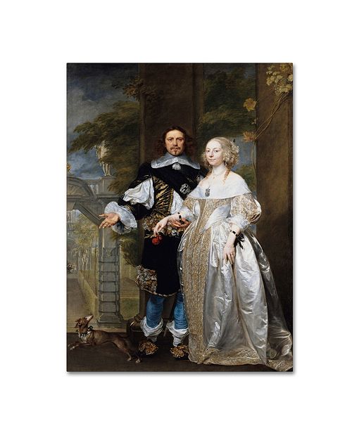 Trademark Global Coques Portrait Of A Married Couple In The Park