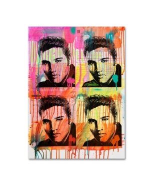 Trademark Global Dean Russo 'elvis' Canvas Art In Multi