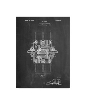 Cole Borders 'Ford Crank Shaft' Canvas Art - 32