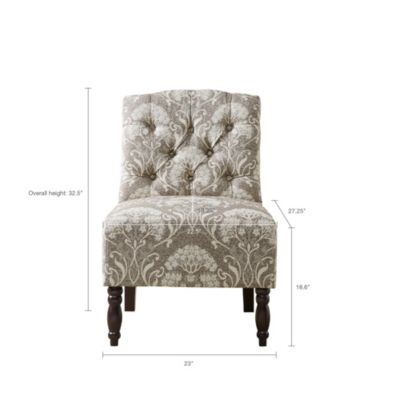 Charlotte Tufted Armless Chair